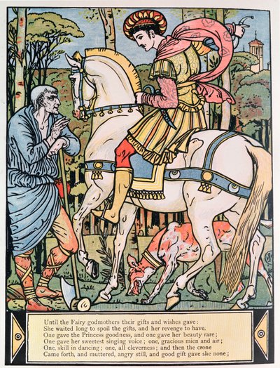 The Prince consulting a peasant, illustration for 